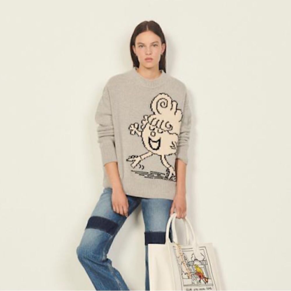 Sandro Little Miss Sweater RARE
